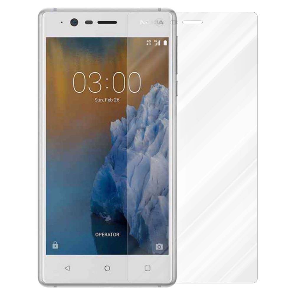 Cadorabo Panzer Folie für Nokia 3 2017 Schutzfolie in Transparent Gehärtetes Tempered Display-Schutzglas