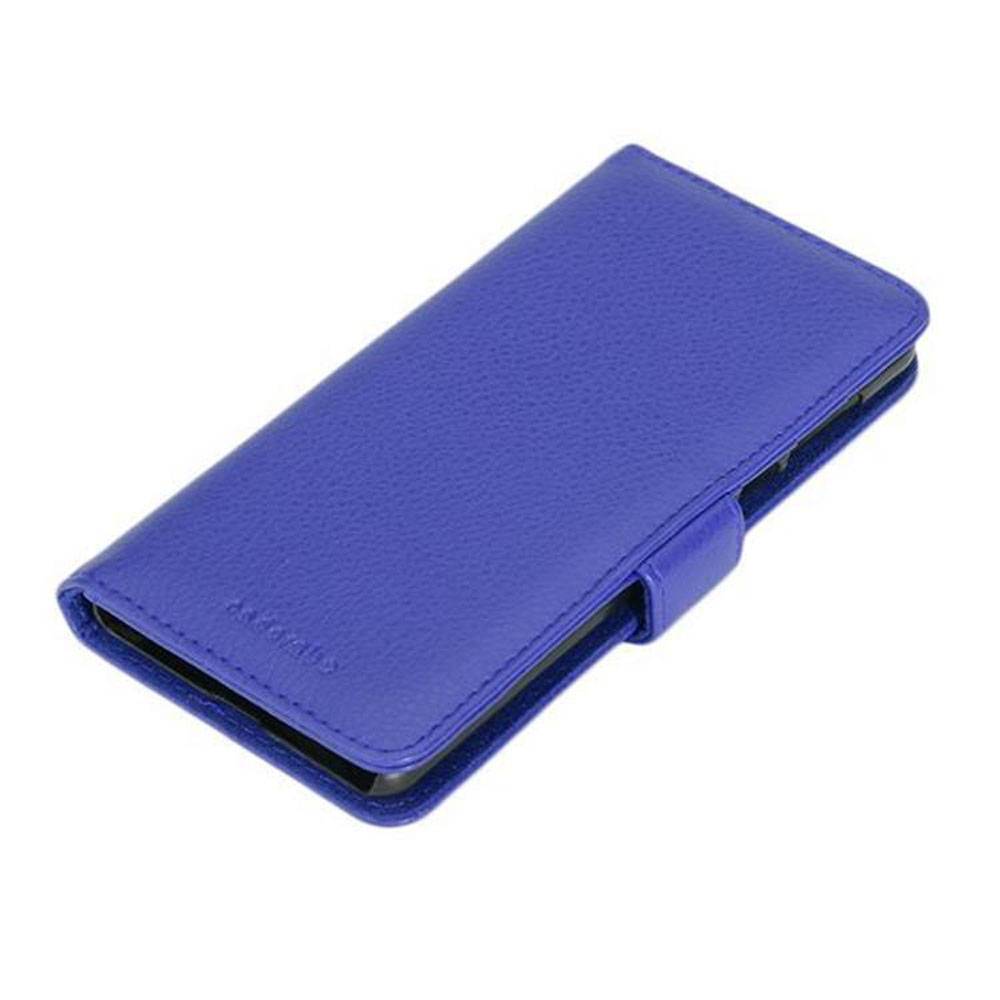 Cadorabo Hülle für Nokia 5 2017 in Blau Backcover Handy Schutz Hülle Book Case Booklet Kartenfächer