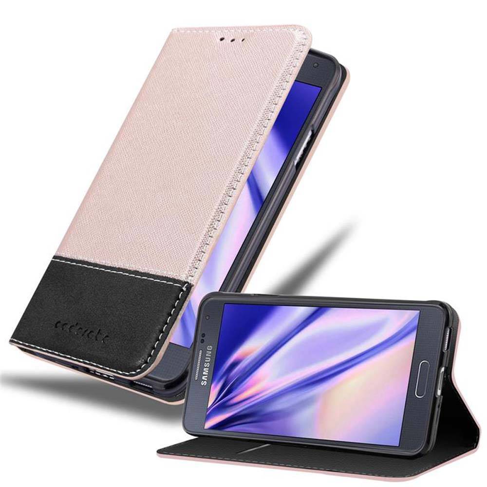 Cadorabo Hülle für Samsung Galaxy ALPHA Schutzhülle in Rosa SHandyhülle Book Case Etui Kunstleder