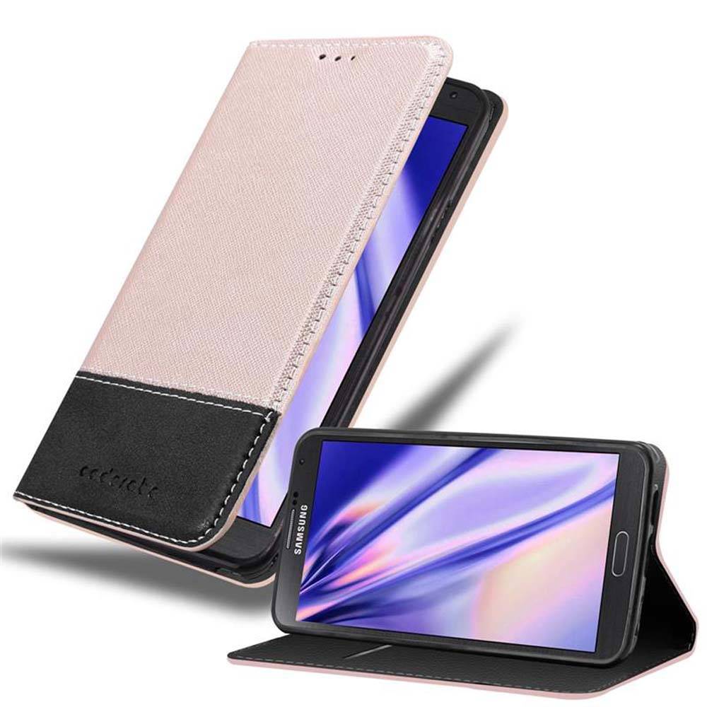 Cadorabo Hülle für Samsung Galaxy NOTE 3 Schutzhülle in Rosa SHandyhülle Book Case Etui Kunstleder