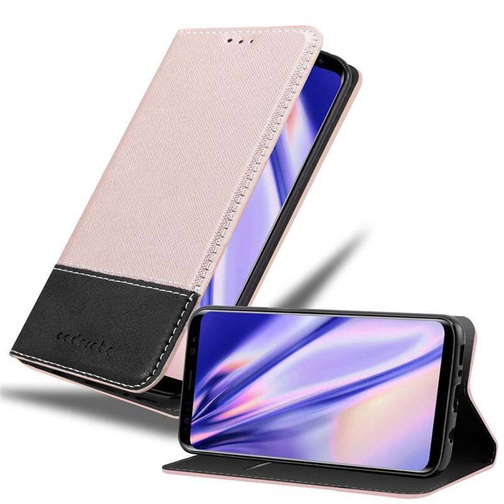 Cadorabo Hülle für Samsung Galaxy S8 Schutzhülle in Rosa SHandyhülle Book Case Etui Kunstleder