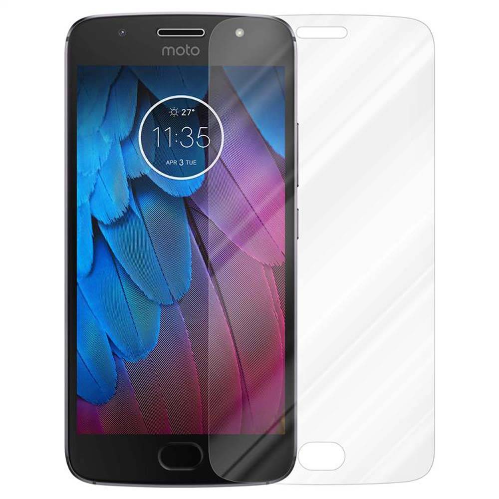 Cadorabo Panzer Folie für Motorola MOTO G5S PLUS Schutzfolie in Transparent Gehärtetes Tempered Display-Schutzglas