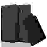 Cadorabo Hülle für Motorola MOTO C PLUS Schutz Hülle in Schwarz Handyhülle Etui Case Cover Magnetverschluss