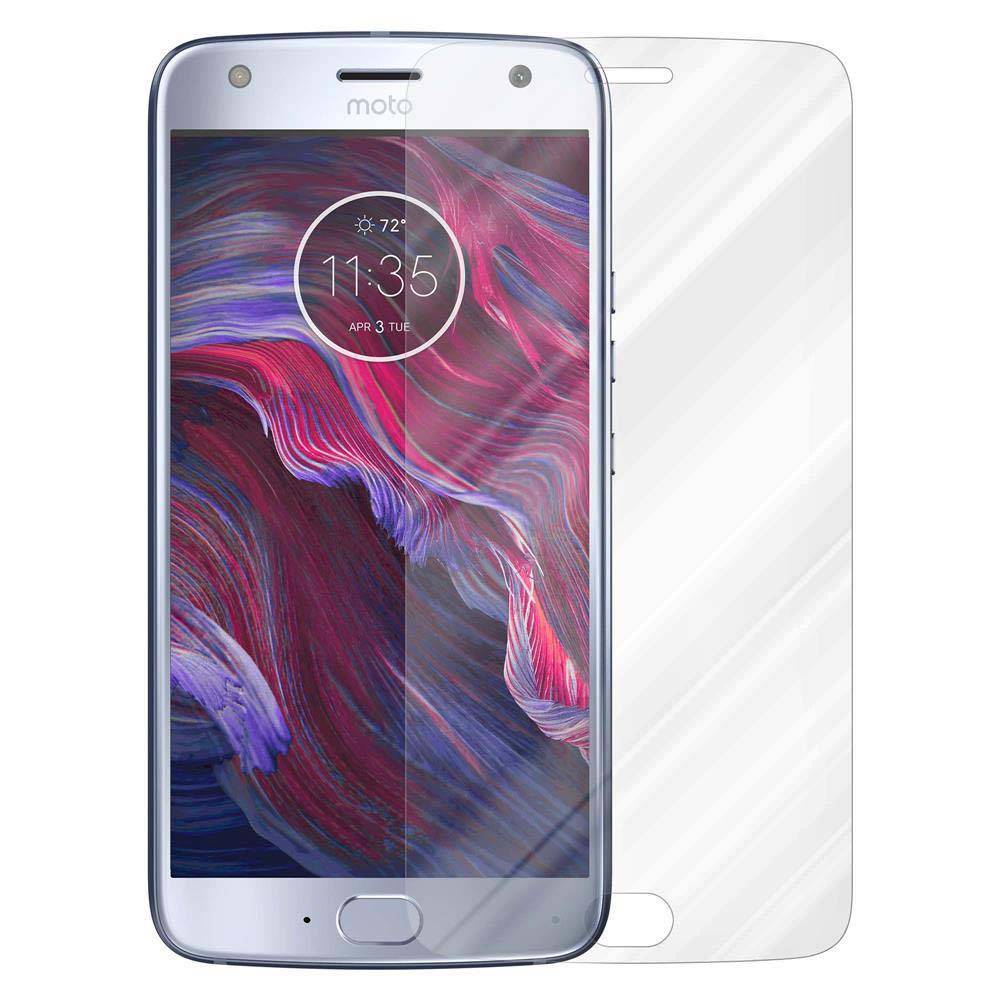 Cadorabo Panzer Folie für Motorola MOTO X4 Schutzfolie in Transparent Gehärtetes Tempered Display-Schutzglas