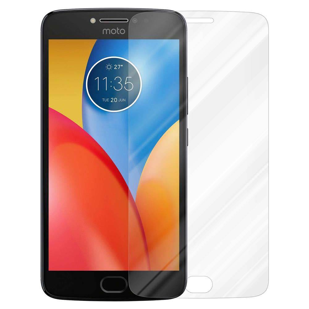 Cadorabo Panzer Folie für Motorola MOTO E4 PLUS Schutzfolie in Transparent Gehärtetes Tempered Display-Schutzglas