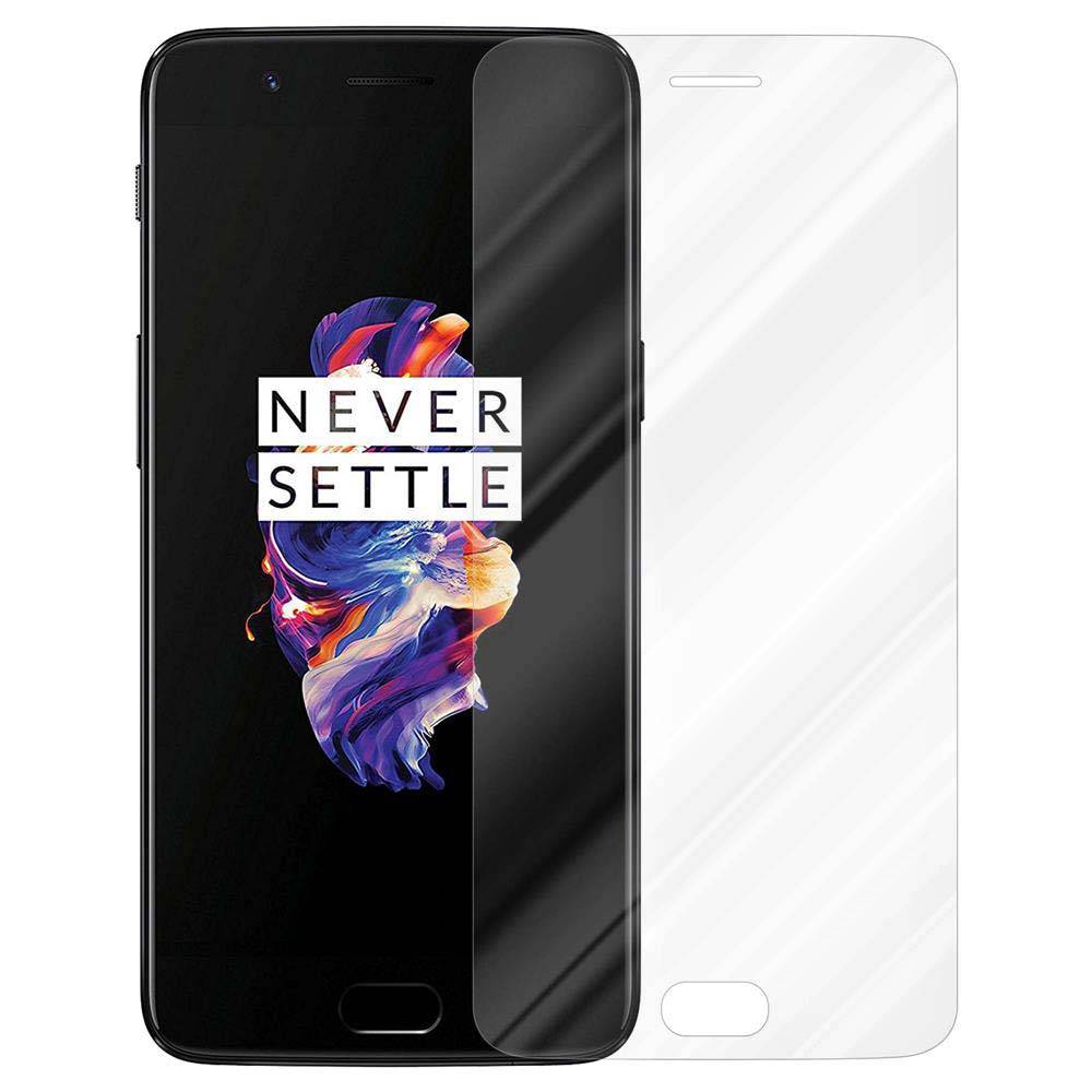 Cadorabo Panzer Folie für OnePlus 5 Schutzfolie in Transparent Gehärtetes Tempered Display-Schutzglas