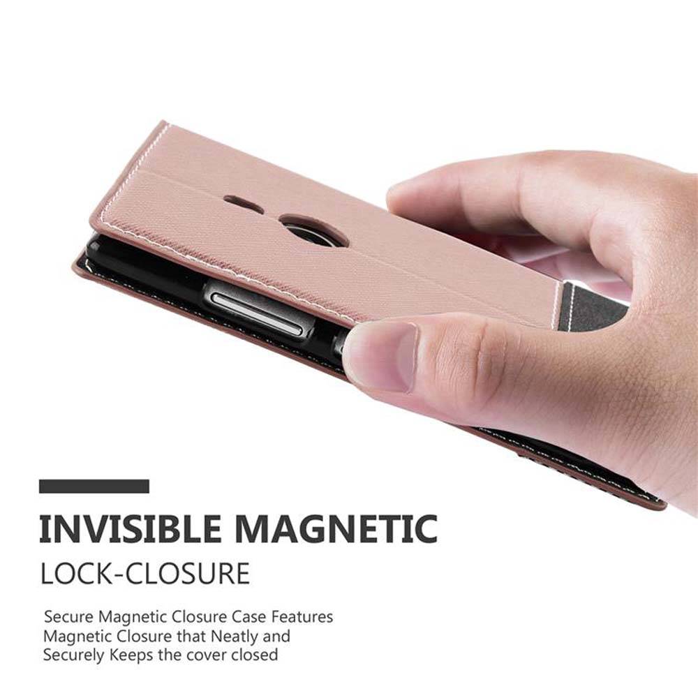 Cadorabo Hülle für Nokia Lumia 925 Schutzhülle in Rosa SHandyhülle Book Case Etui Kunstleder