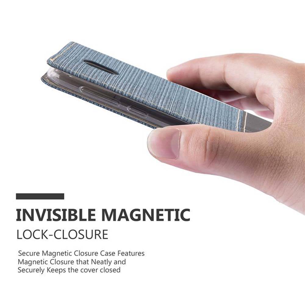 Cadorabo Hülle für Nokia 2 2017 Schutzhülle in Blau Handy Hülle Etui Book Case Cover