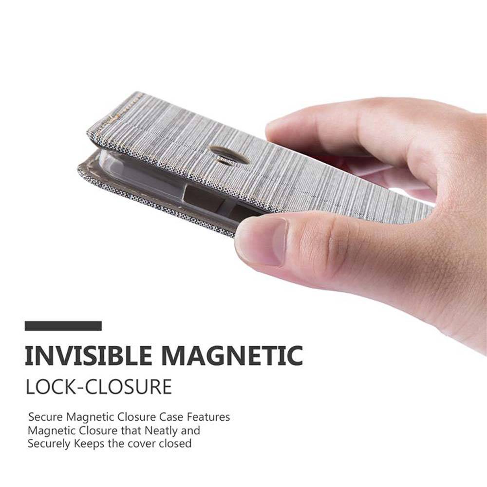 Cadorabo Hülle für Nokia Lumia 540 Schutzhülle in Blau Handy Hülle Etui Book Case Cover