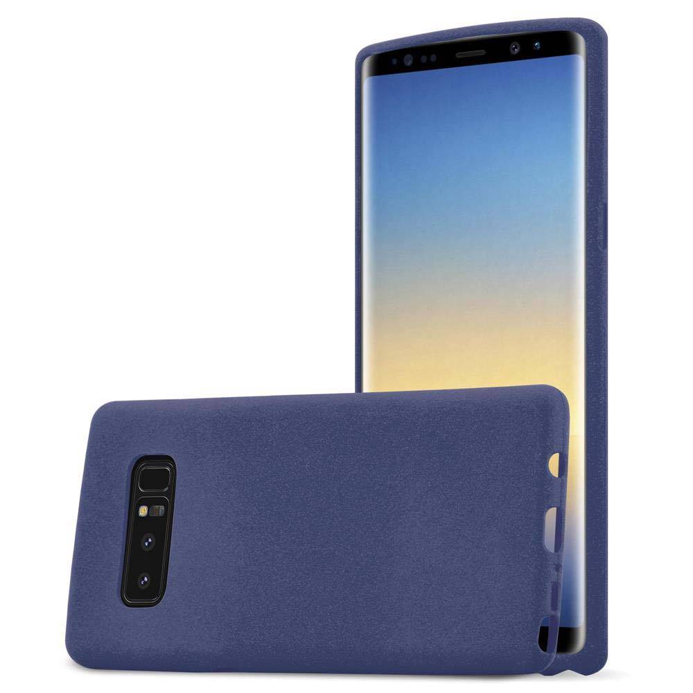 Cadorabo Schutzhülle für Samsung Galaxy NOTE 8 Hülle in Blau Handyhülle TPU Etui Cover Case
