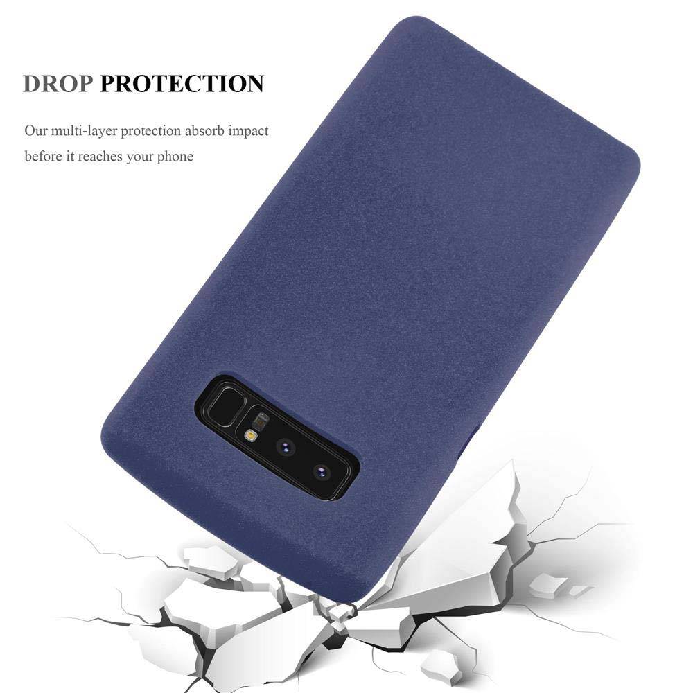 Cadorabo Schutzhülle für Samsung Galaxy NOTE 8 Hülle in Blau Handyhülle TPU Etui Cover Case