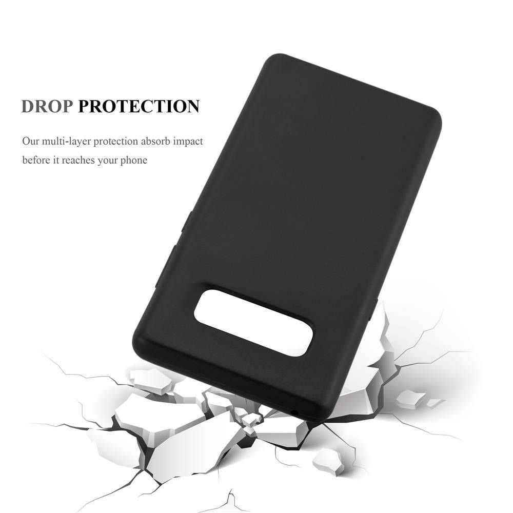 Cadorabo Schutzhülle für Samsung Galaxy NOTE 8 Hülle in Schwarz Handyhülle TPU Silikon Etui Cover Case