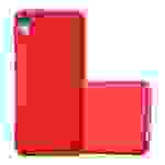 Cadorabo Schutzhülle für HTC Desire 820 Hülle in Rot Handyhülle TPU Silikon Etui Cover Case