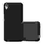 Cadorabo Schutzhülle für HTC Desire 820 Hülle in Schwarz Handyhülle TPU Silikon Etui Cover Case