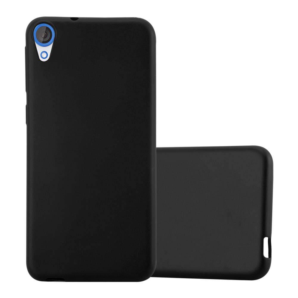 Cadorabo Schutzhülle für HTC Desire 820 Hülle in Schwarz Handyhülle TPU Silikon Etui Cover Case