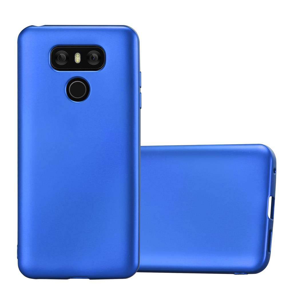 Cadorabo Schutzhülle für LG G6 Hülle in Blau Handyhülle TPU Silikon Etui Cover Case