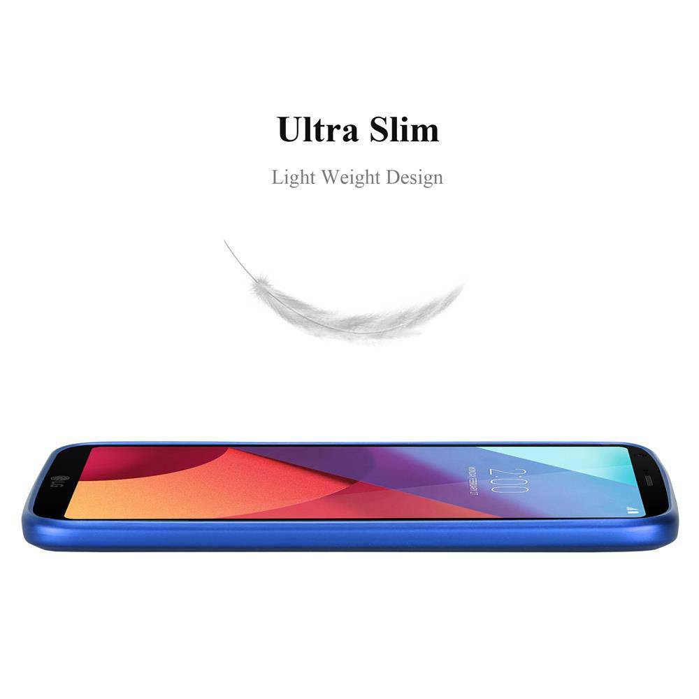 Cadorabo Schutzhülle für LG G6 Hülle in Blau Handyhülle TPU Silikon Etui Cover Case