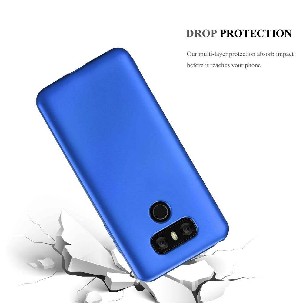 Cadorabo Schutzhülle für LG G6 Hülle in Blau Handyhülle TPU Silikon Etui Cover Case
