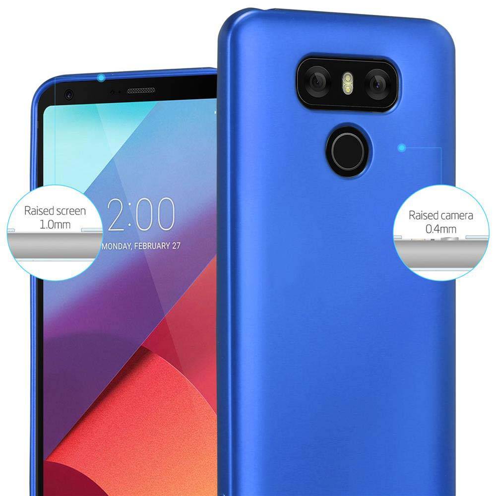 Cadorabo Schutzhülle für LG G6 Hülle in Blau Handyhülle TPU Silikon Etui Cover Case