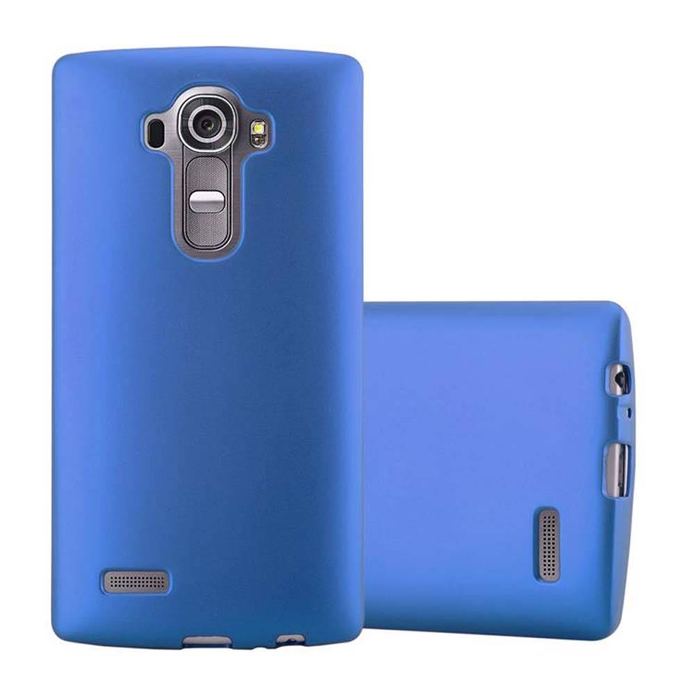 Cadorabo Schutzhülle für LG G4 / G4 PLUS Hülle in Blau Handyhülle TPU Silikon Etui Cover Case