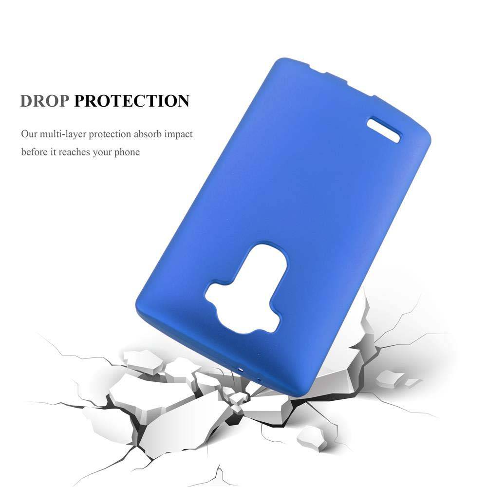 Cadorabo Schutzhülle für LG G4 / G4 PLUS Hülle in Blau Handyhülle TPU Silikon Etui Cover Case