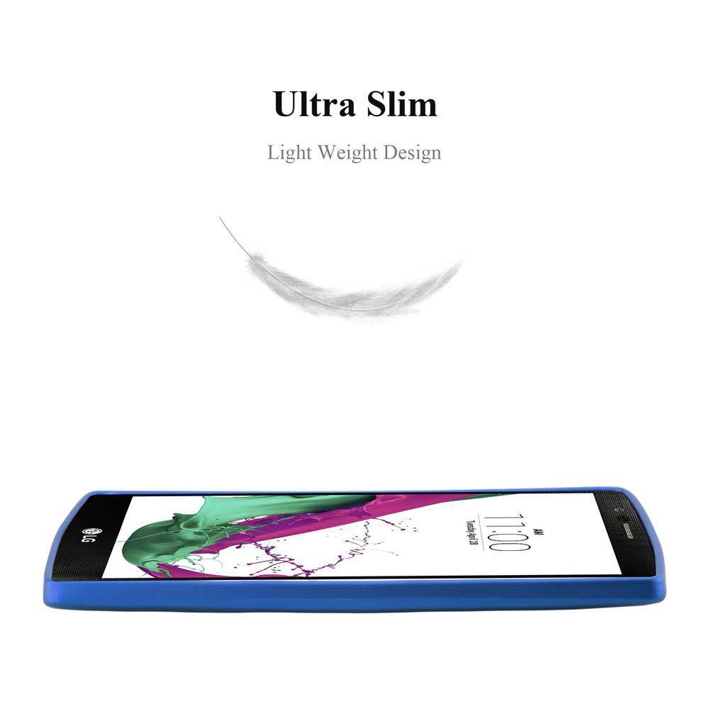 Cadorabo Schutzhülle für LG G4 / G4 PLUS Hülle in Blau Handyhülle TPU Silikon Etui Cover Case