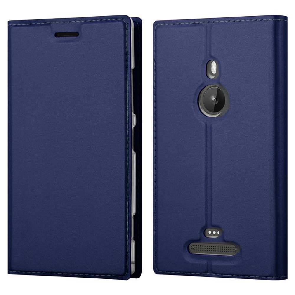 Cadorabo Handyhülle für Nokia Lumia 925 Schutz Hülle in Blau Cover Etui Book Case Booklet