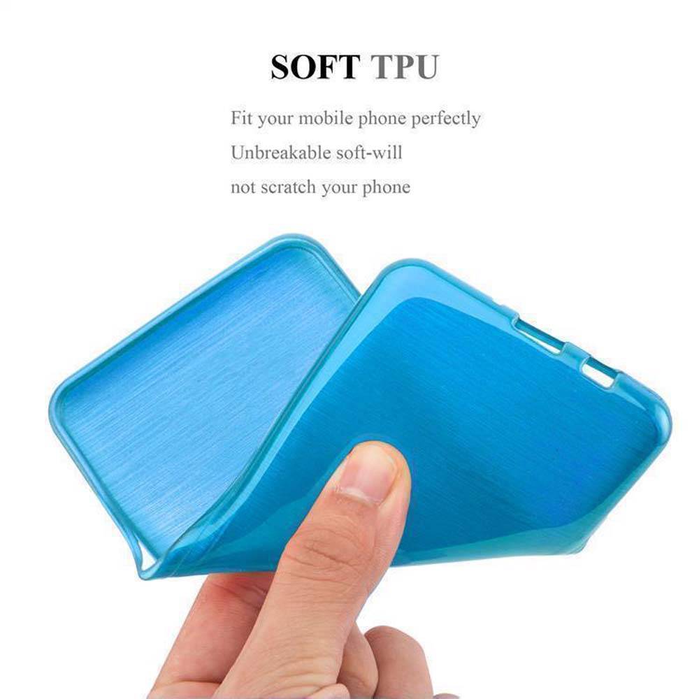 Cadorabo Hülle für Apple iPhone X / XS Schutz Hülle in Türkis Schutzhülle TPU Silikon Etui Case Cover