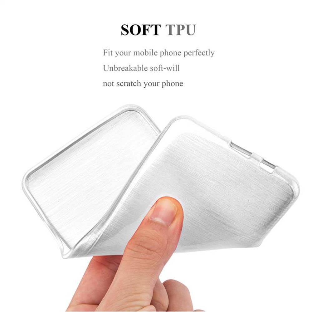 Cadorabo Hülle für Apple iPhone 7 PLUS / 7S PLUS / 8 PLUS Schutz Hülle in Silber Schutzhülle TPU Silikon Etui Case Cover