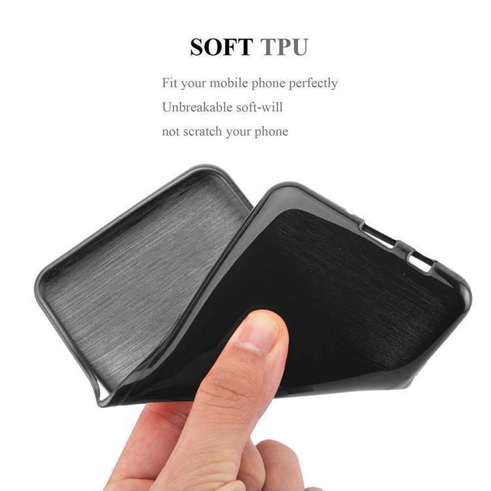 Cadorabo Hülle für Apple iPhone 7 PLUS / 7S PLUS / 8 PLUS Schutz Hülle in Schwarz Schutzhülle TPU Silikon Etui Case