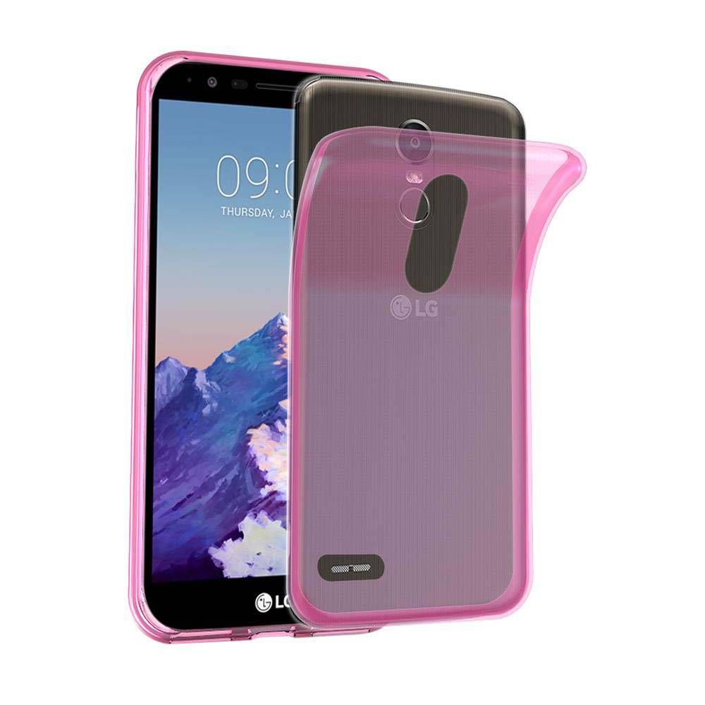 Cadorabo Hülle für LG STYLUS 3 Schutz Hülle in Pink Schutzhülle TPU Silikon Cover Etui Case