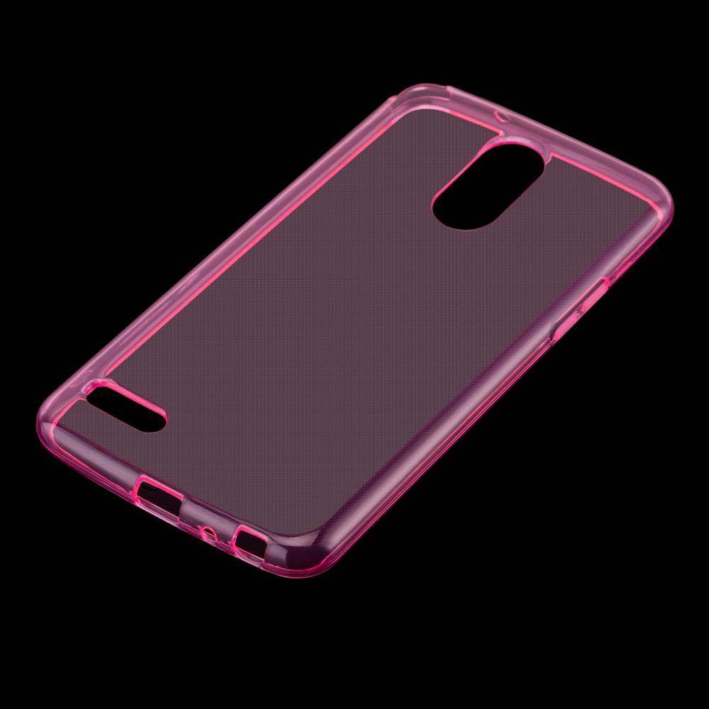 Cadorabo Hülle für LG STYLUS 3 Schutz Hülle in Pink Schutzhülle TPU Silikon Cover Etui Case
