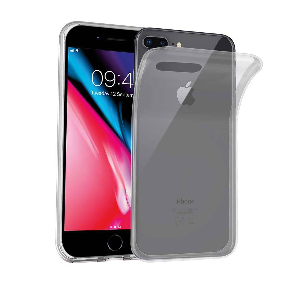 Cadorabo Hülle für Apple iPhone 7 PLUS / 7S PLUS / 8 PLUS Schutz Hülle in Transparent Schutzhülle TPU Silikon Cover Etui