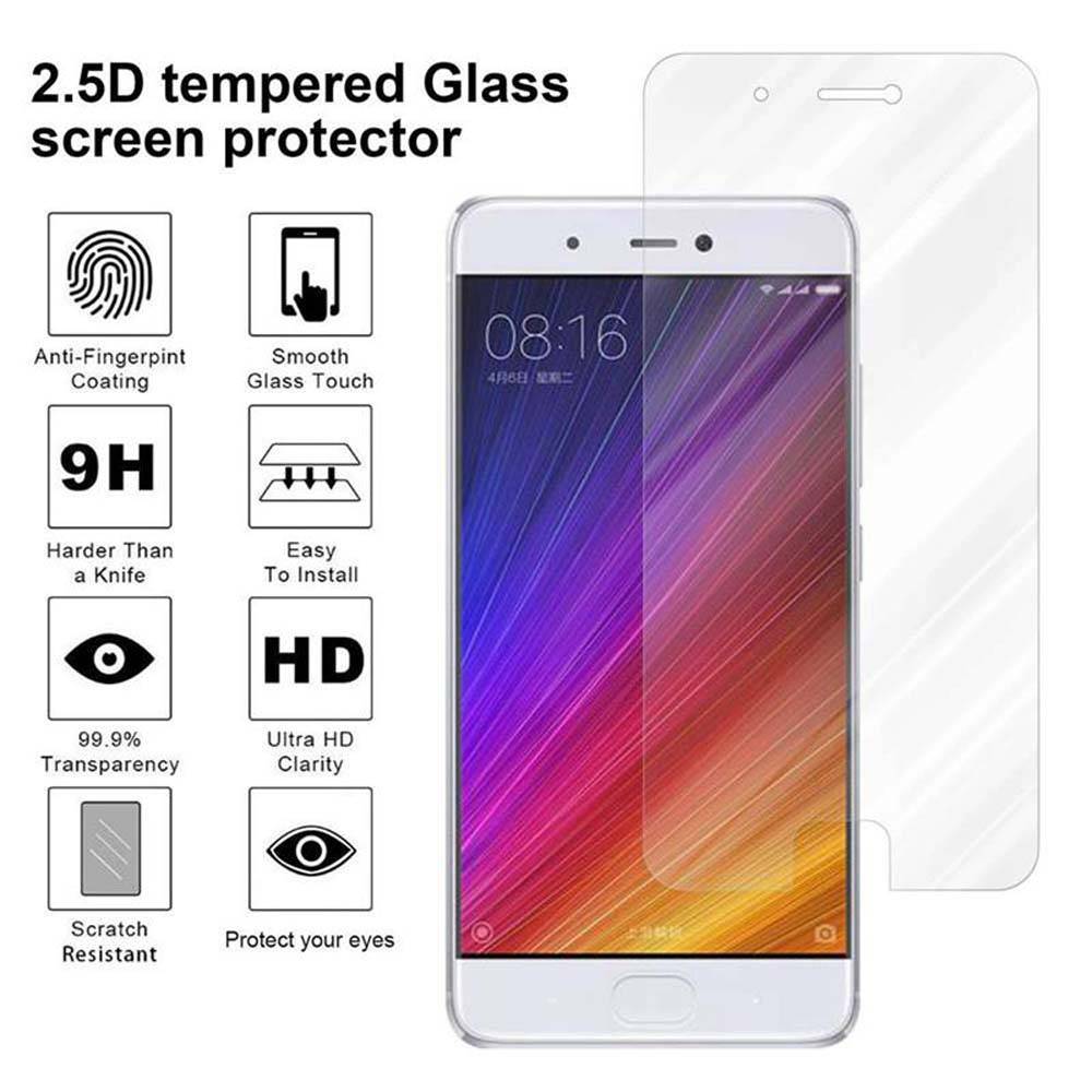 Cadorabo Panzer Folie für Xiaomi Mi 5S Schutzfolie in Transparent Gehärtetes Tempered Display-Schutzglas