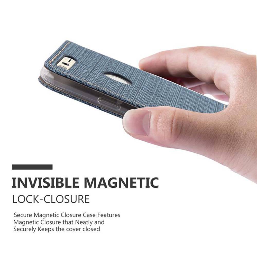 Cadorabo Hülle für Google PIXEL Schutzhülle in Blau Handy Hülle Etui Book Case Cover