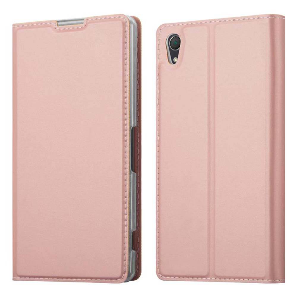 Cadorabo Handyhülle für Sony Xperia Z2 Schutz Hülle in Rosa Cover Etui Book Case Booklet