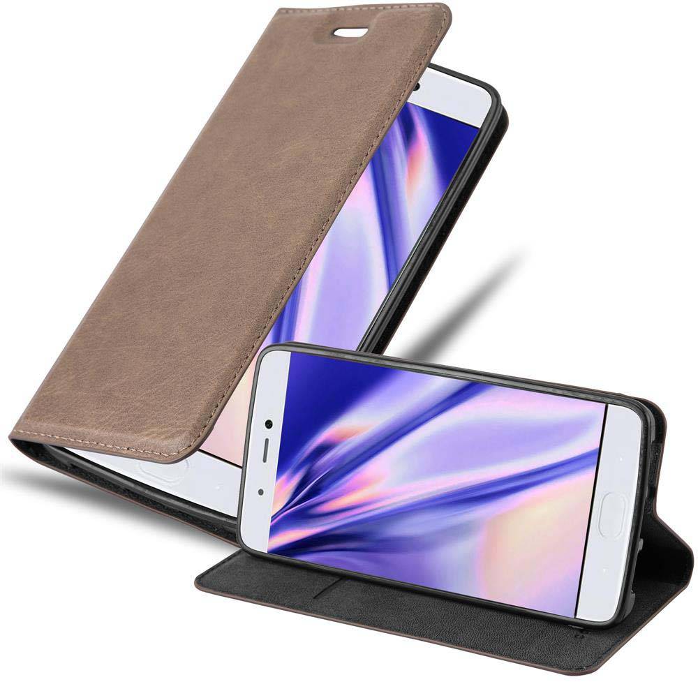 Cadorabo Hülle für Xiaomi Mi 5s Schutz Hülle in Braun Handyhülle Etui Case Cover Magnetverschluss