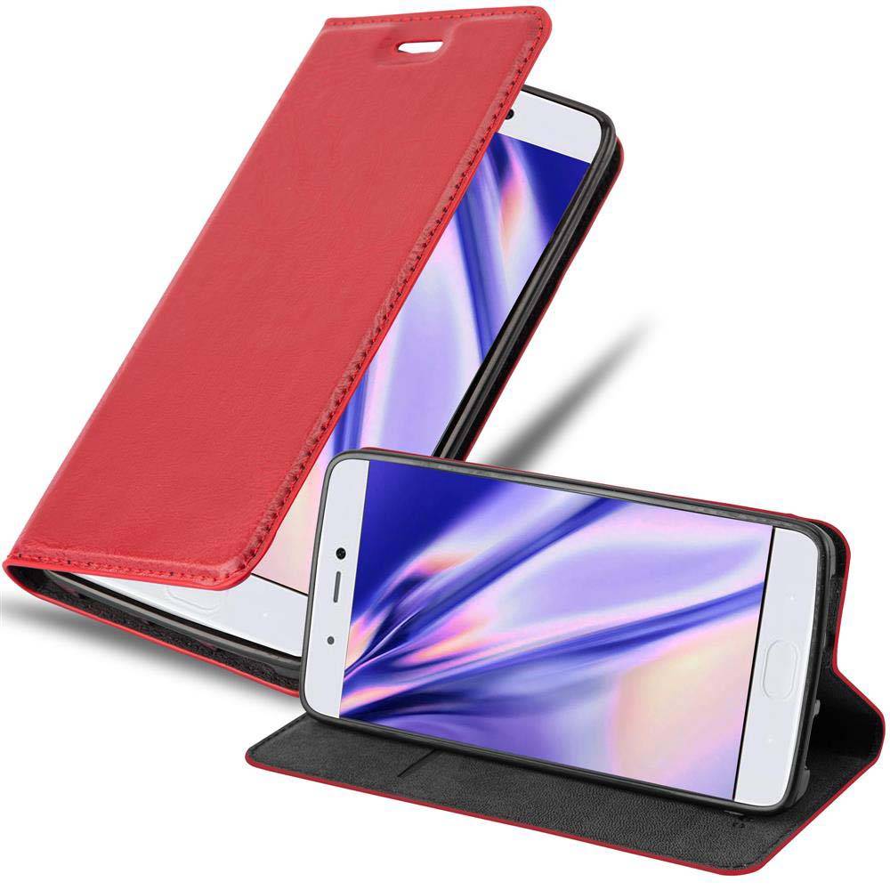 Cadorabo Hülle für Xiaomi Mi 5s Schutz Hülle in Rot Handyhülle Etui Case Cover Magnetverschluss