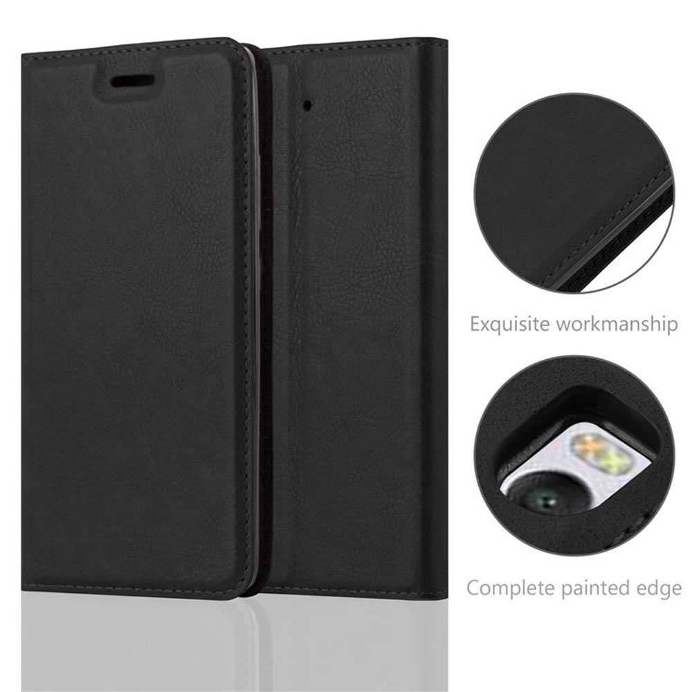 Cadorabo Hülle für Xiaomi Mi 5s Schutz Hülle in Schwarz Handyhülle Etui Case Cover Magnetverschluss