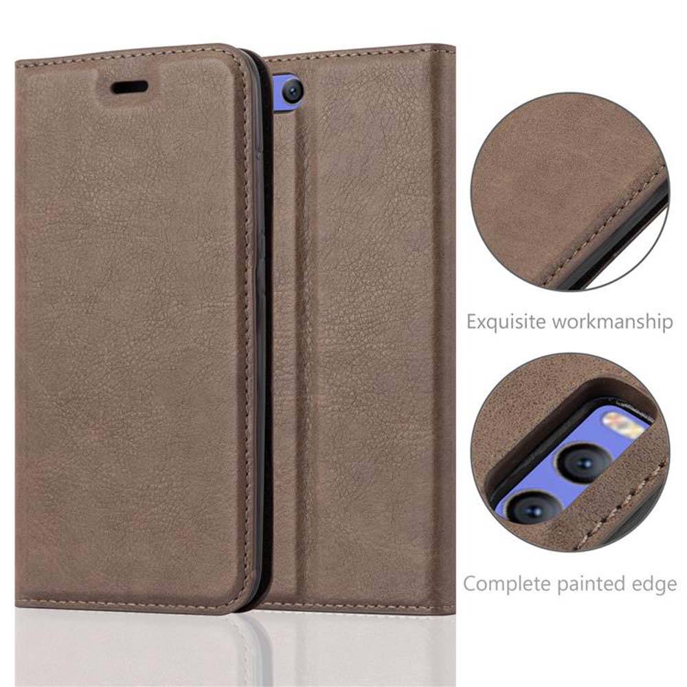 Cadorabo Hülle für Xiaomi Mi A1 / Mi 5X Schutz Hülle in Braun Handyhülle Etui Case Cover Magnetverschluss