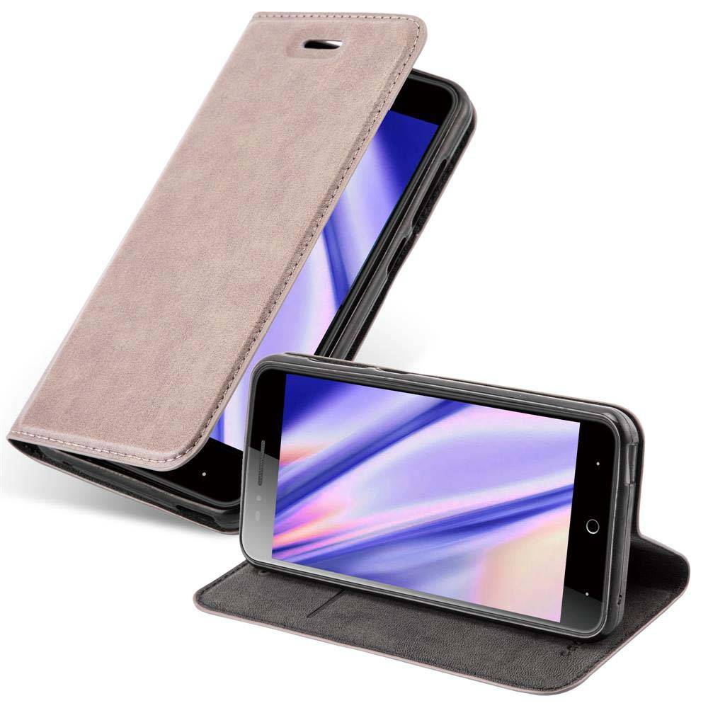 Cadorabo Hülle für ZTE Blade A612 Schutz Hülle in Braun Handyhülle Etui Case Cover Magnetverschluss