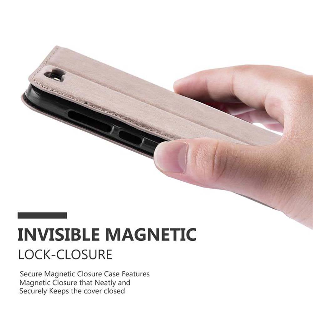 Cadorabo Hülle für ZTE Blade A612 Schutz Hülle in Braun Handyhülle Etui Case Cover Magnetverschluss