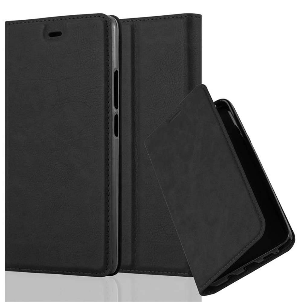 Cadorabo Hülle für ZTE Nubia Z9 MAX Schutz Hülle in Schwarz Handyhülle Etui Case Cover Magnetverschluss