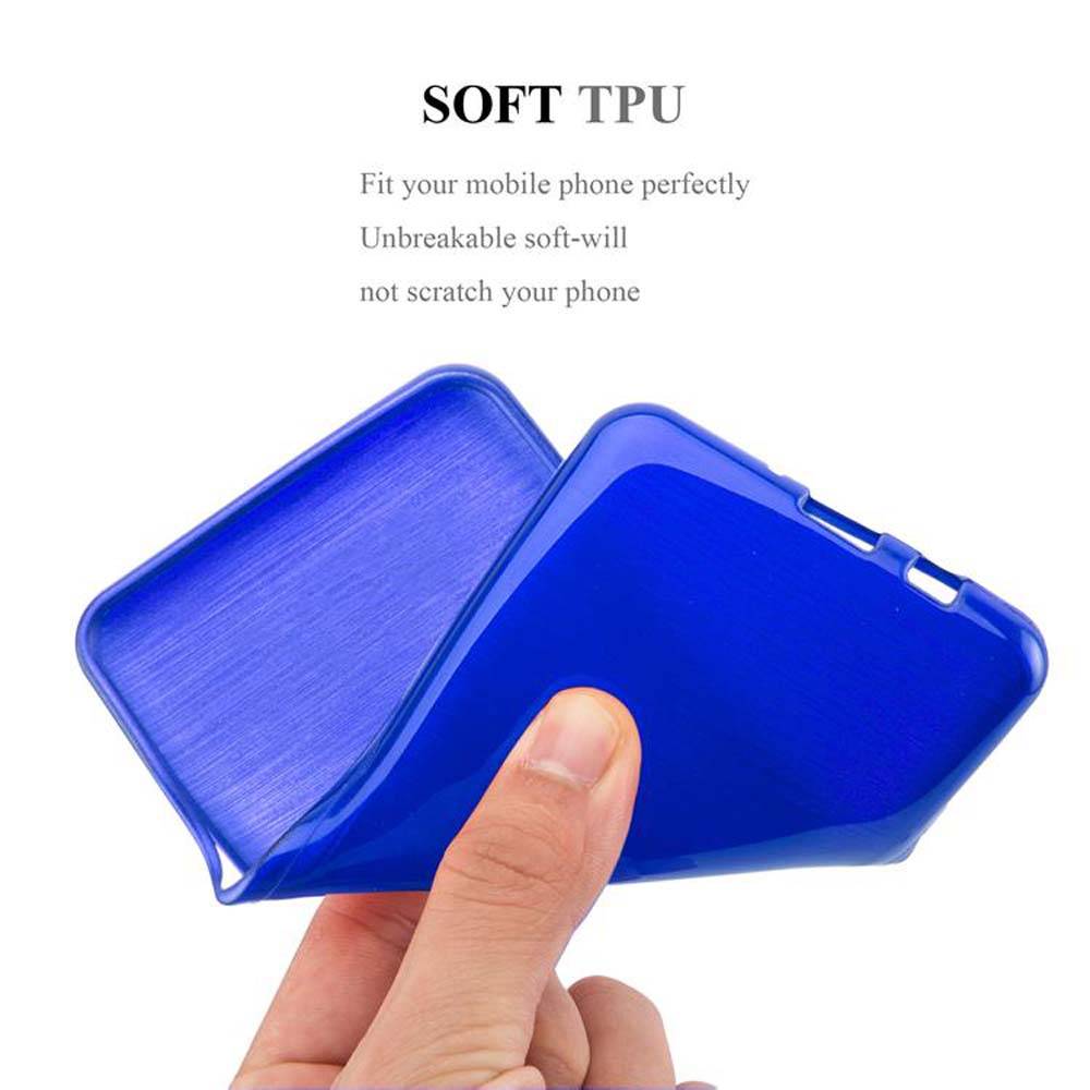 Cadorabo Hülle für Apple iPhone 7 PLUS / 7S PLUS / 8 PLUS Schutz Hülle in Blau Schutzhülle TPU Silikon Etui Case Cover