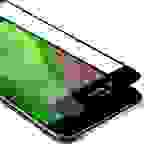 Cadorabo Panzerfolie für Apple iPhone 8 PLUS / 7 PLUS / 7S PLUS Schutzfolie in Schwarz Vollbild Folie Tempered Display