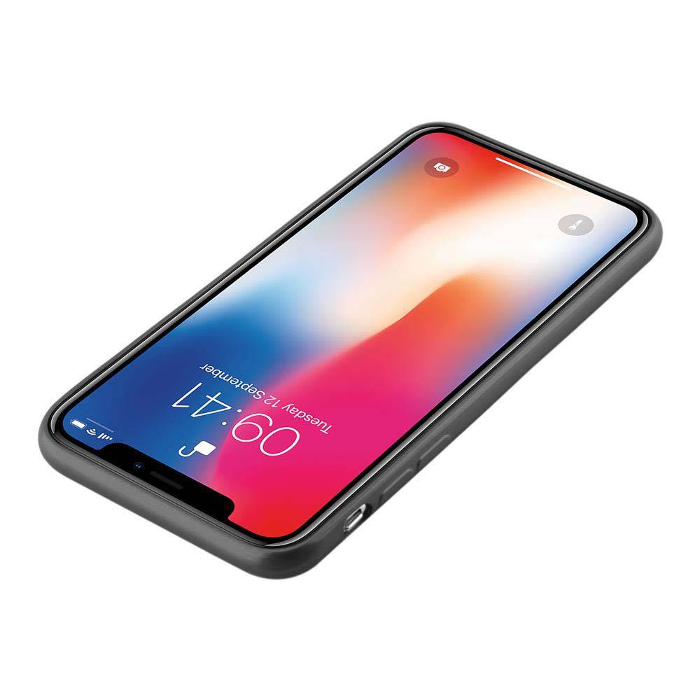 Cadorabo Schutzhülle für Apple iPhone X / XS Hülle in Grau Handyhülle TPU Silikon Etui Cover Case