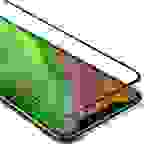 Cadorabo Panzerfolie für Apple iPhone X / XS Schutzfolie in Schwarz Vollbild Folie Tempered Display Schutzglas