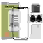 Cadorabo Panzer Folie für Apple iPhone X / XS Vollbild Folie Schutzfolie in Schwarz Tempered Display-Schutzglas