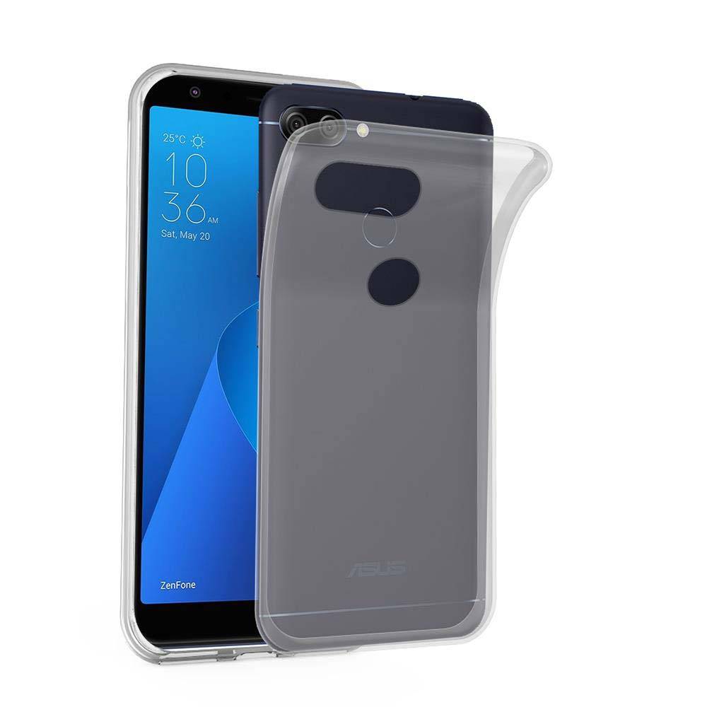 Cadorabo Hülle für Asus ZenFone MAX PLUS M1 Schutz Hülle in Transparent Schutzhülle TPU Silikon Cover Etui Case