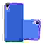 Cadorabo Schutzhülle für HTC Desire 10 LIFESTYLE / Desire 825 Hülle in Blau Handyhülle TPU Silikon Etui Cover Case